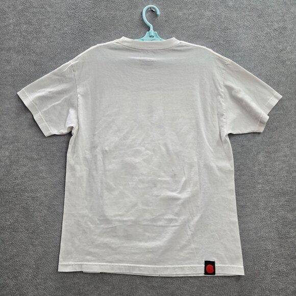 Cookies Men Shirt L White Graphic Print Coolest Letters Short Sleeve - Picture 4 of 7